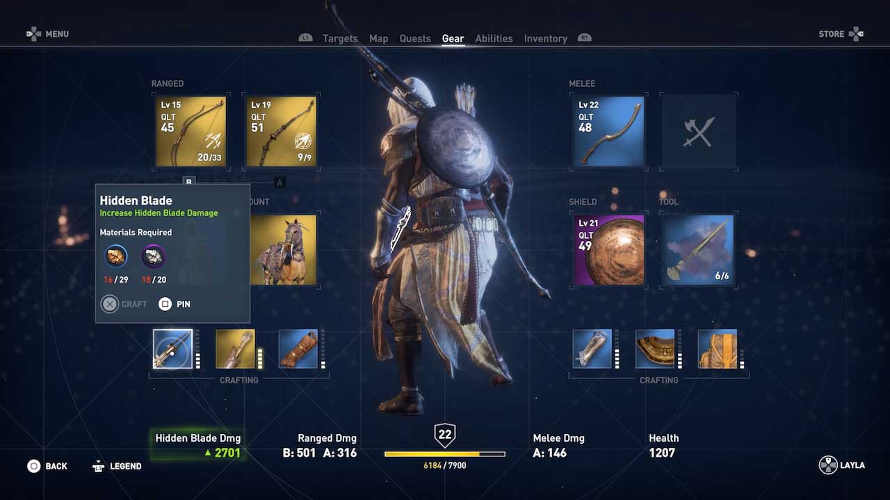 Assassins Creed Origins Guía de Armas Assassins Creed Origins Guía de Armas