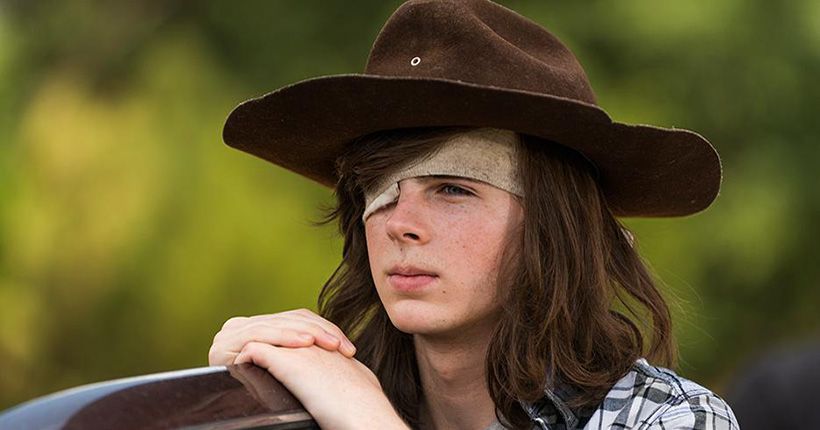 Carl en The Walking Dead Carl en The Walking Dead