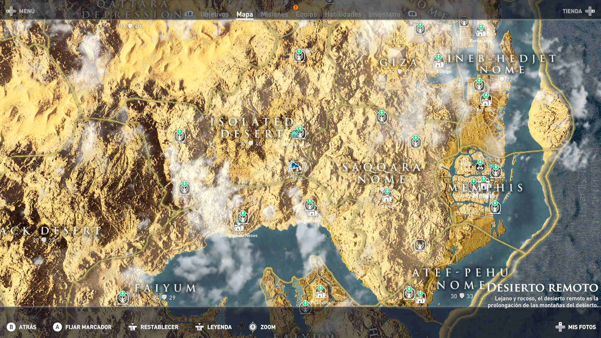Círculos de piedras en Assassin's Creed: Origins Assassins Creed Origins Círculos de piedras
