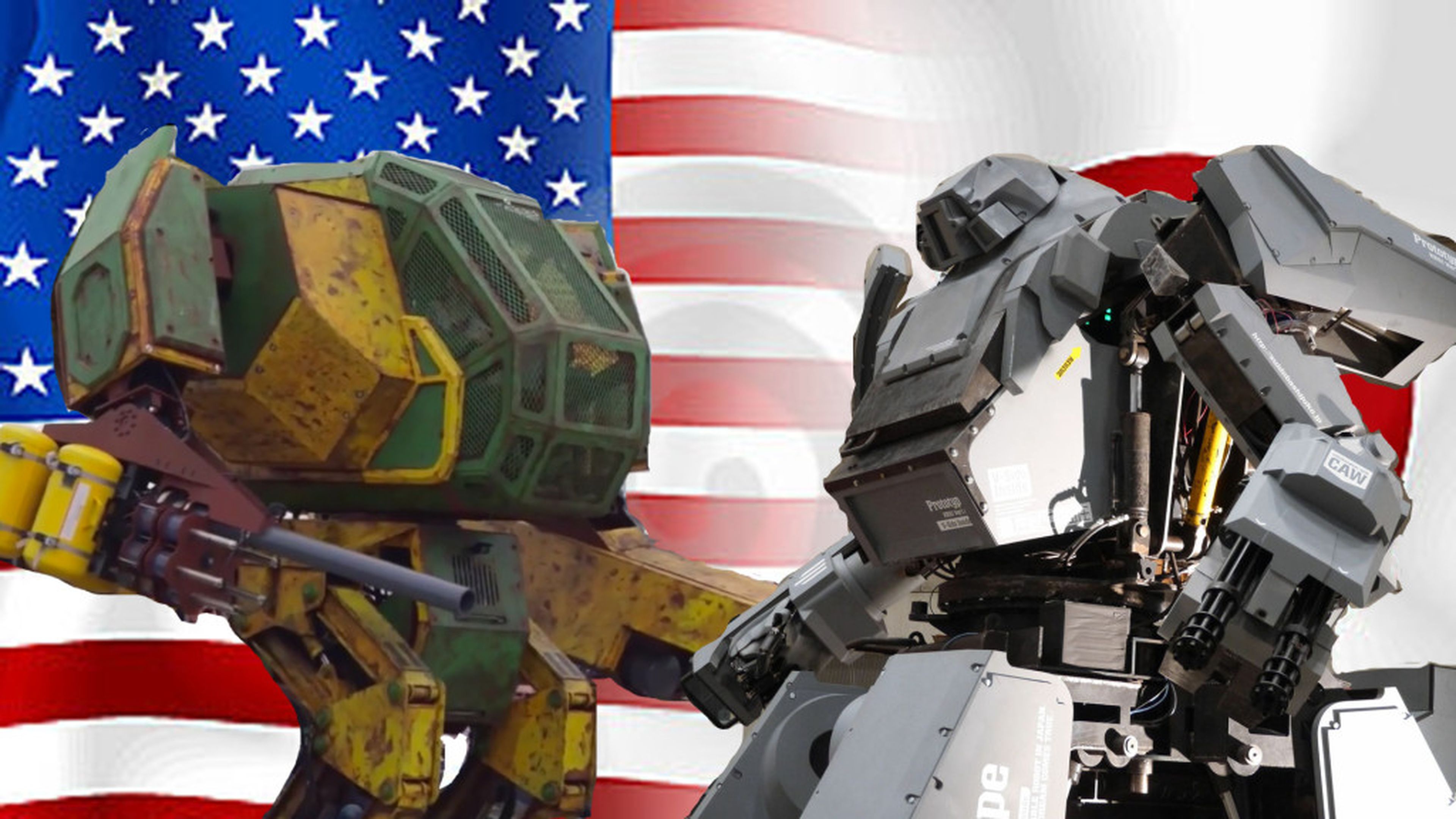 EEUU vs Japon robots gigantes