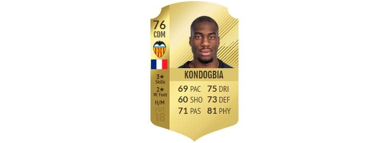 FIFA 18 - Kondogbia FIFA 18 - Kondogbia