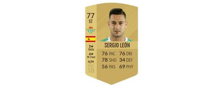 FIFA 18 - Sergio León FIFA 18 - Sergio León