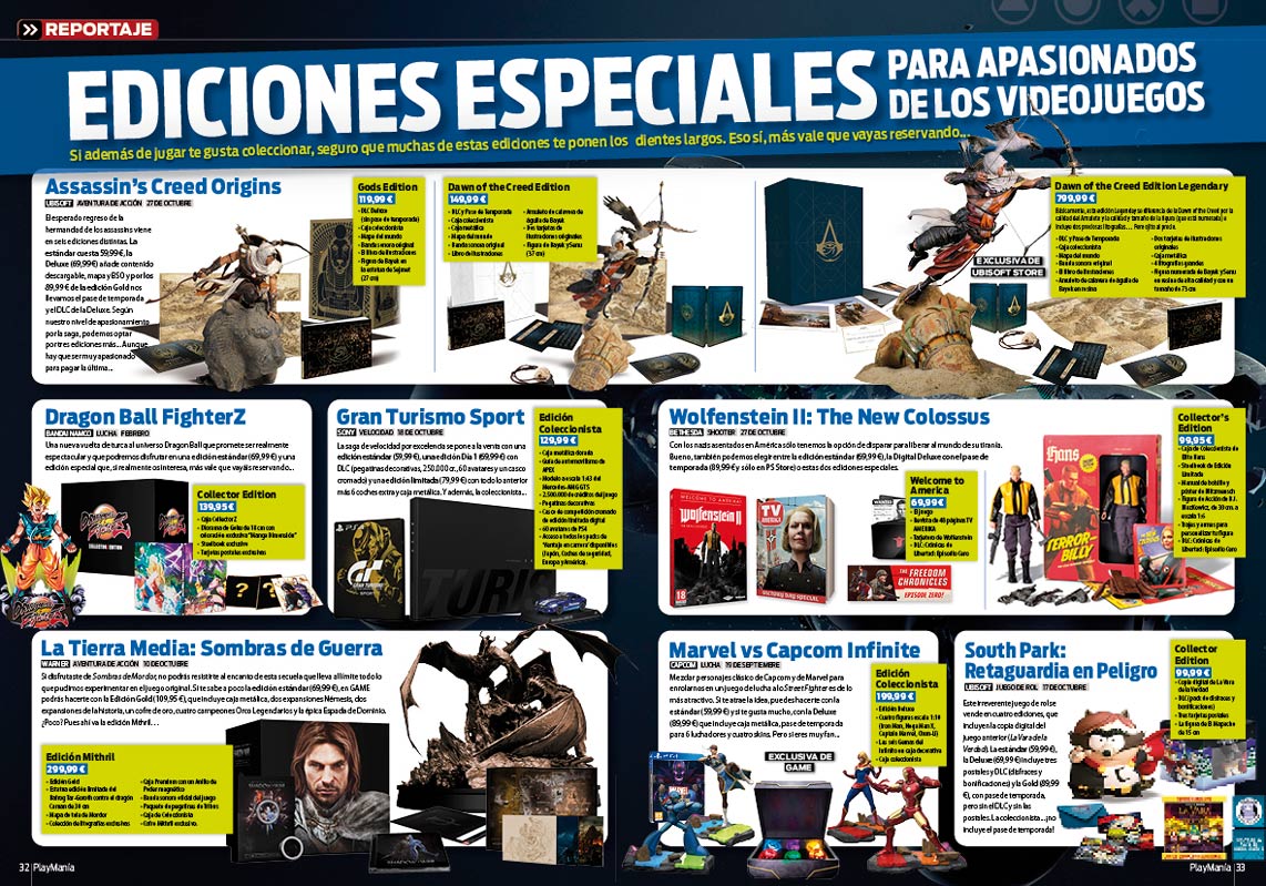 Las mejores ediciones de coleccionista en Playmanía 228 Las mejores ediciones de coleccionista en Playmanía 228