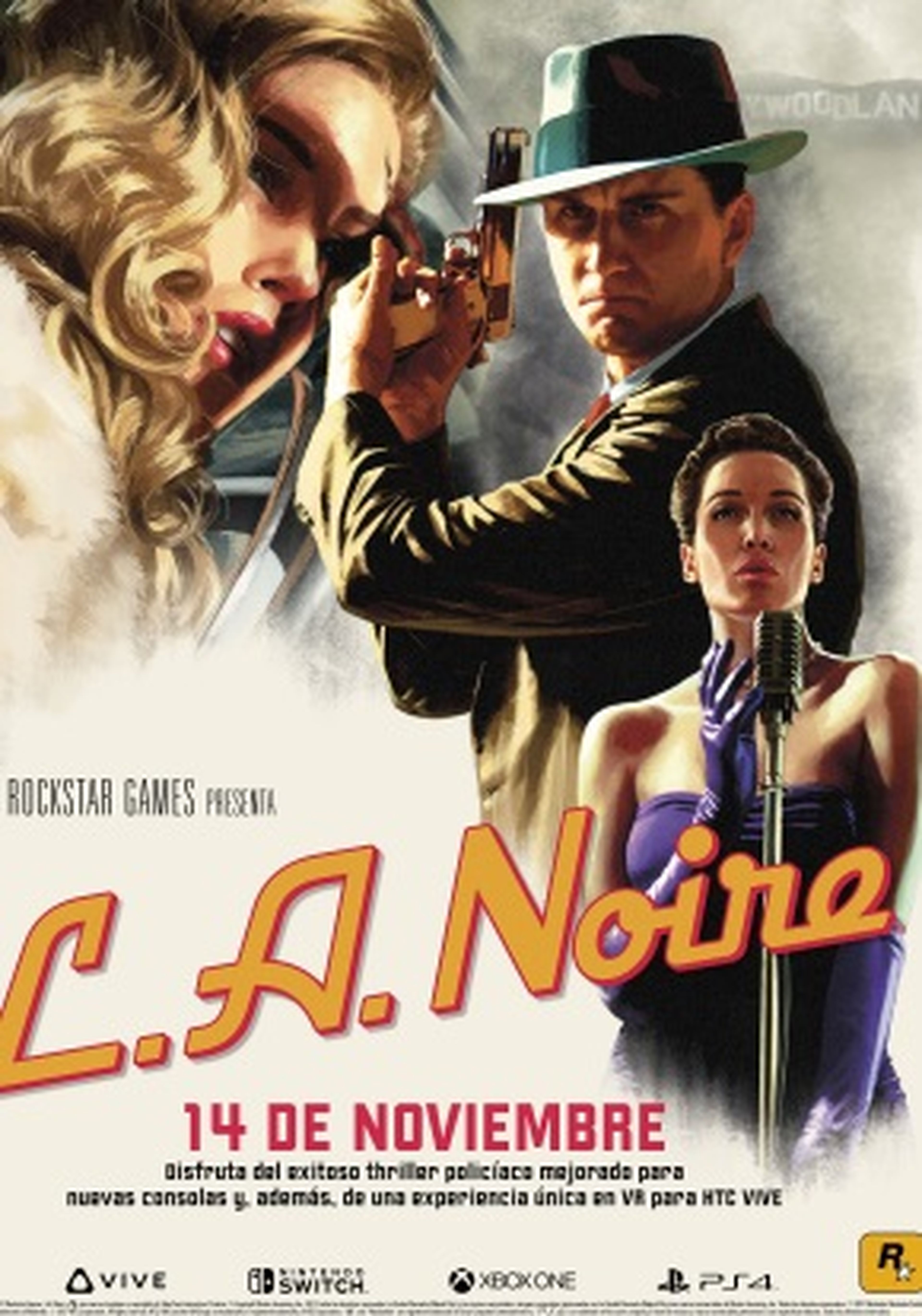LA Noire remastered portada