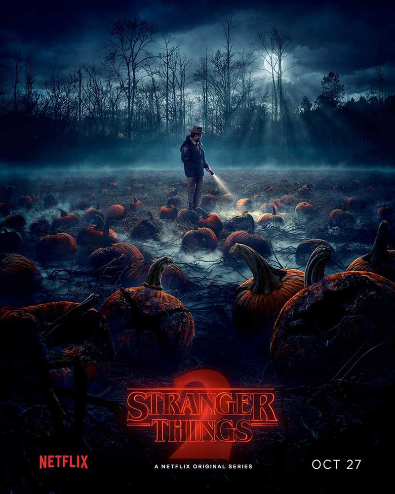 Póster Stranger Things 2 Halloween Póster Stranger Things 2 Halloween