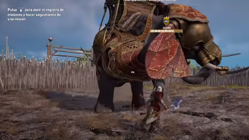 Assassin's Creed Origins elefantes de guerra Assassin's Creed Origins elefantes de guerra