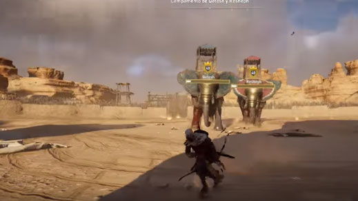 Assassin's Creed Origins elefantes de guerra Assassin's Creed Origins elefantes de guerra