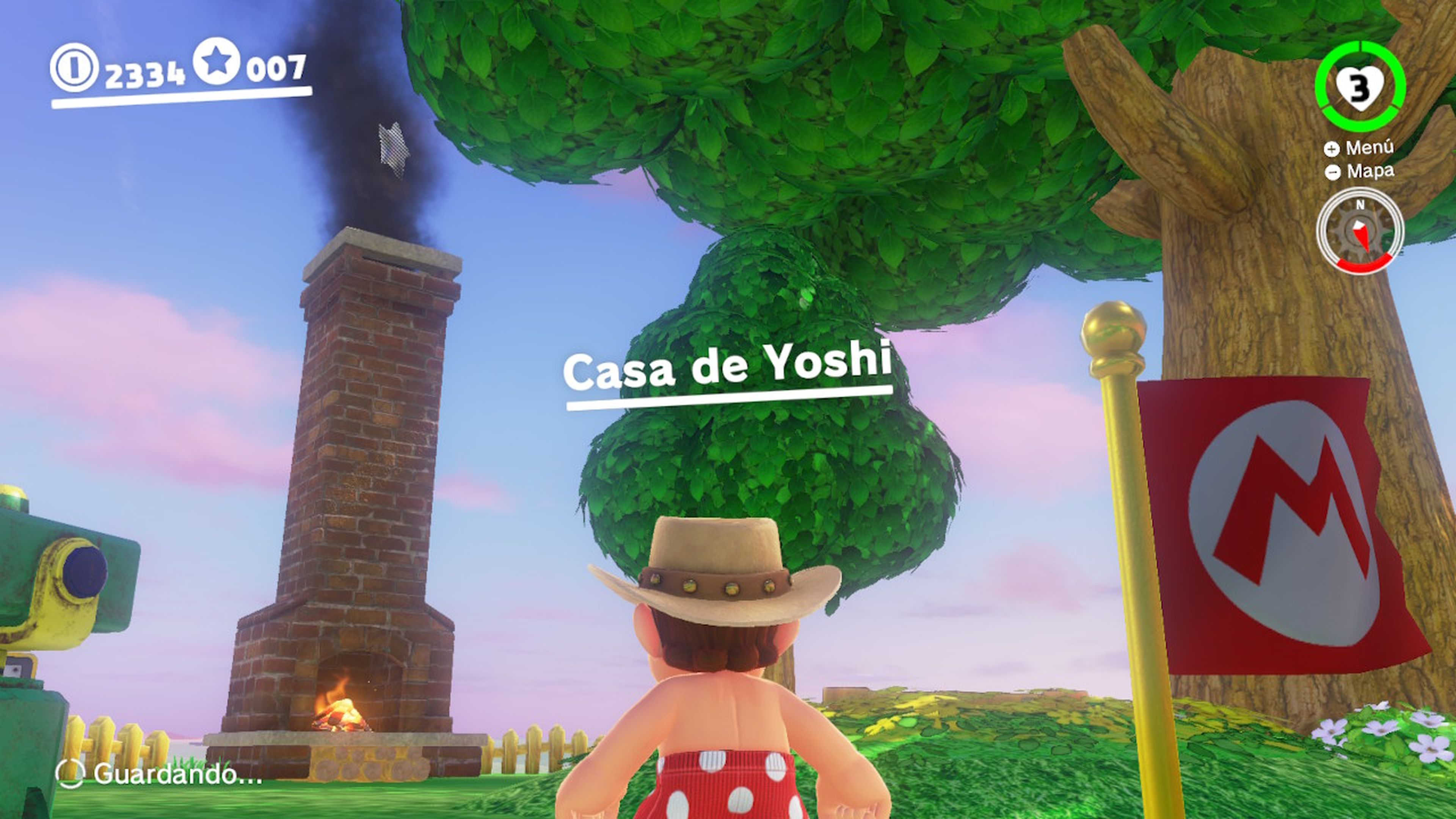 Casa de Yoshi en Super Mario Odyssey