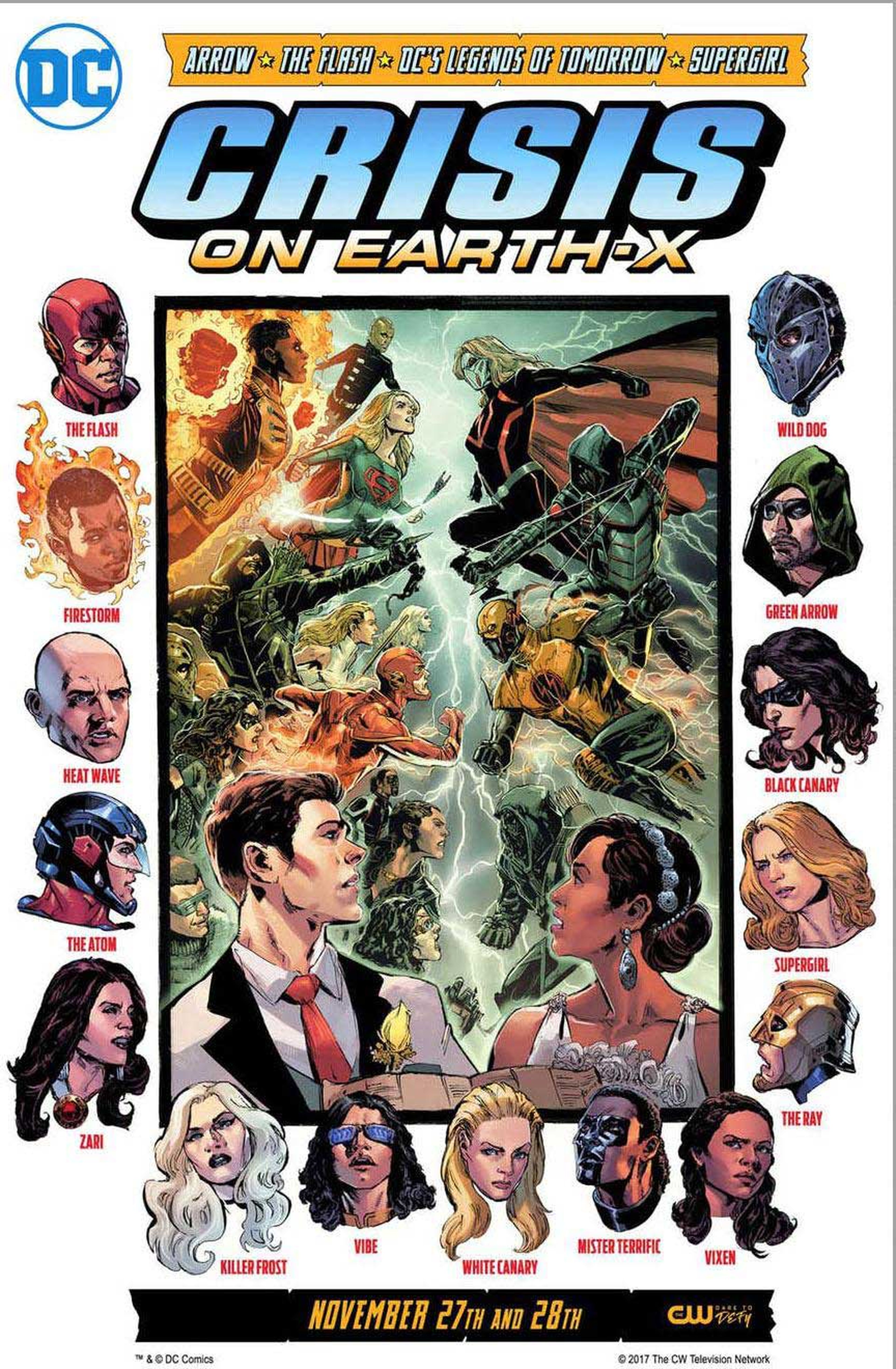 Crisis en Tierra X - Poster de cómic