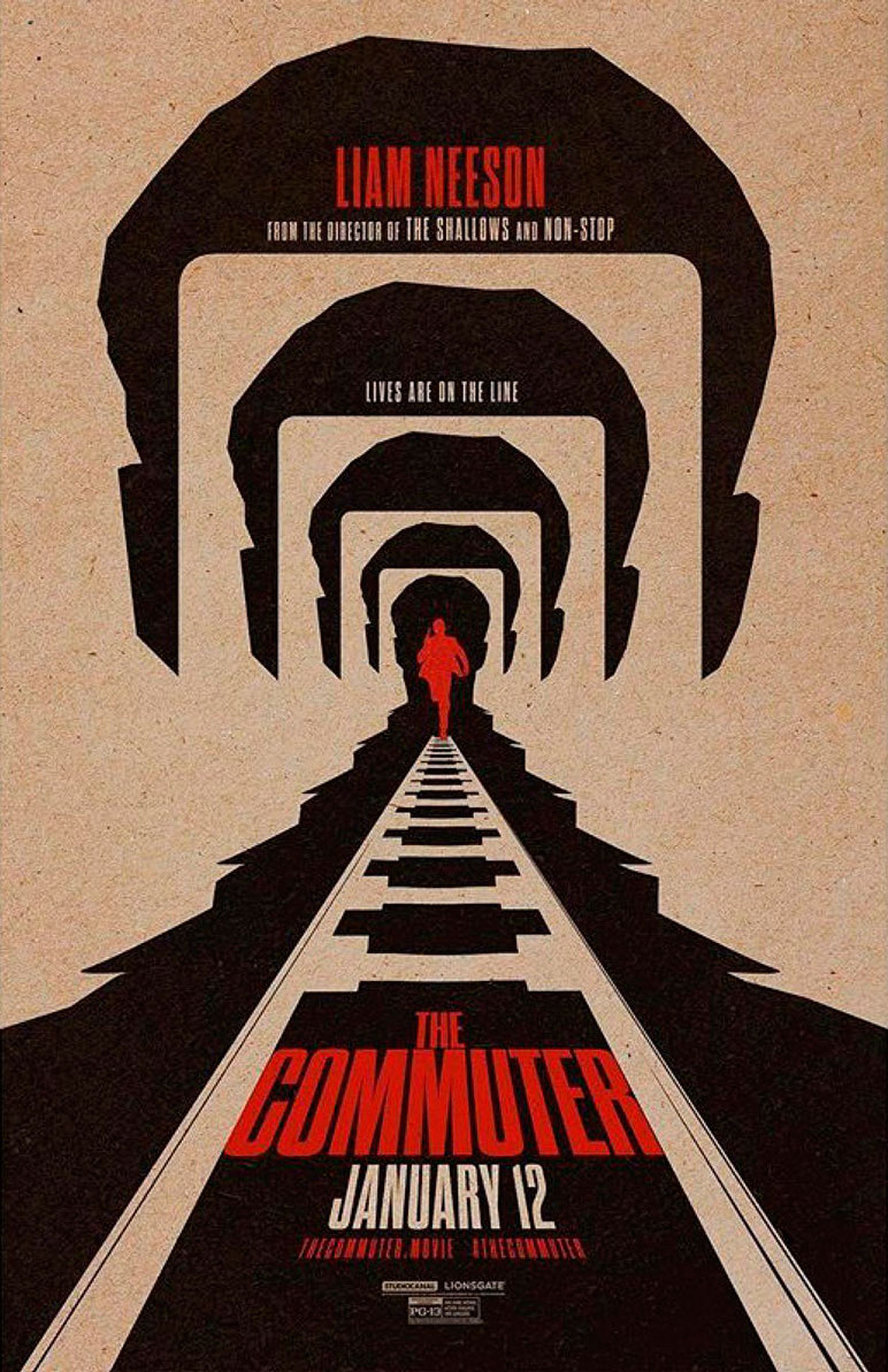 El pasajero (The commuter) póster