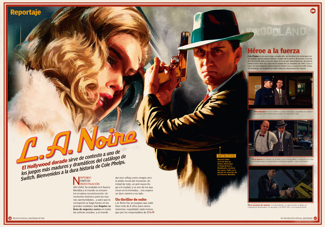 Reportaje L.A. Noire RON 303 Reportaje L.A. Noire RON 303