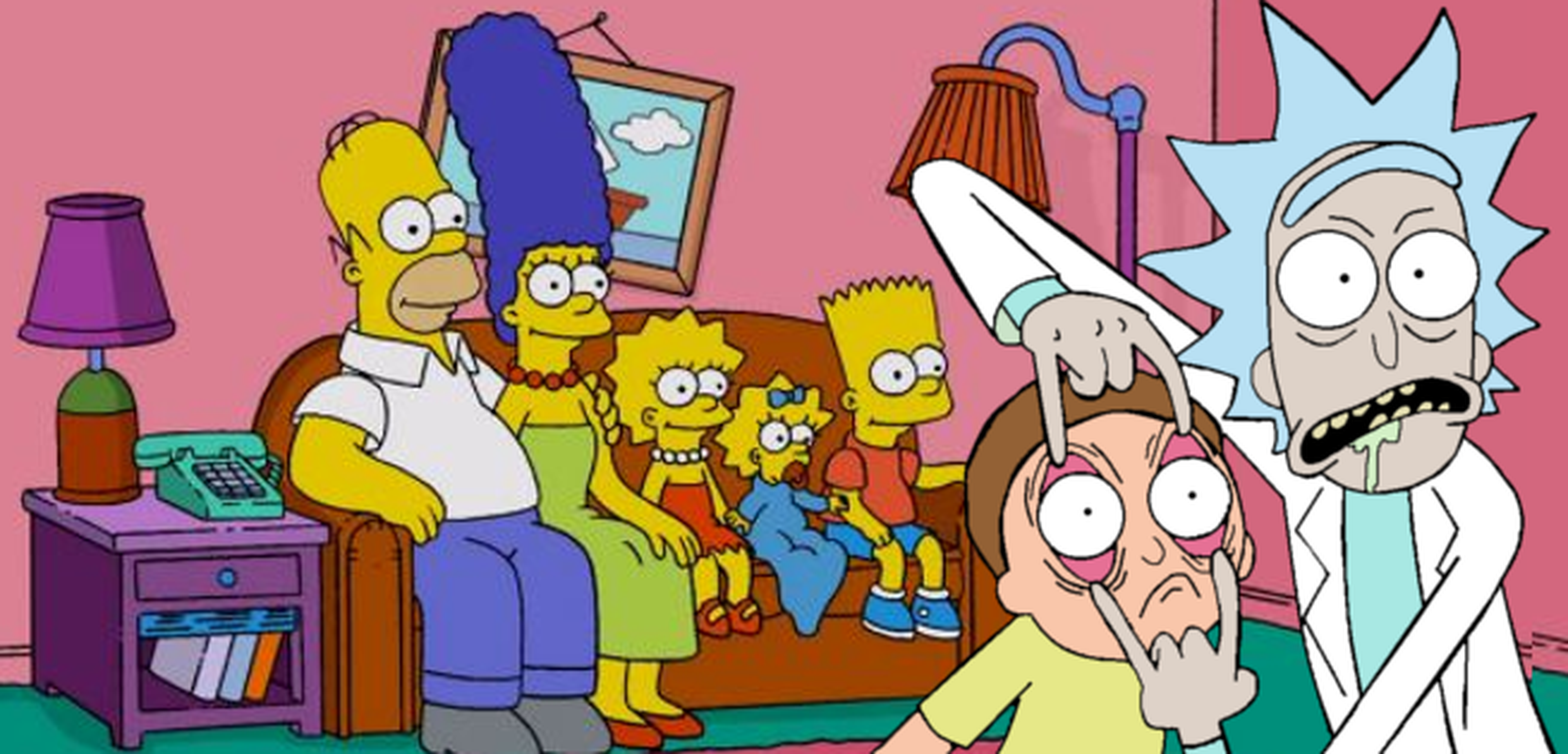 Los Simpson homenajean a Rick y Morty en el próximo episodio