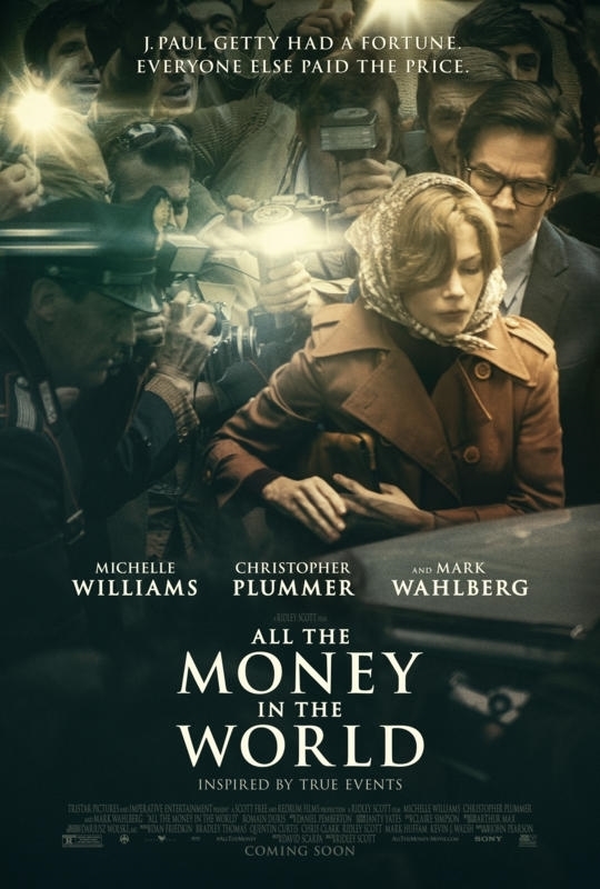 Todo el dinero del mundo - Nuevo póster con Christopher Plummer Todo el dinero del mundo - Nuevo póster con Christopher Plummer