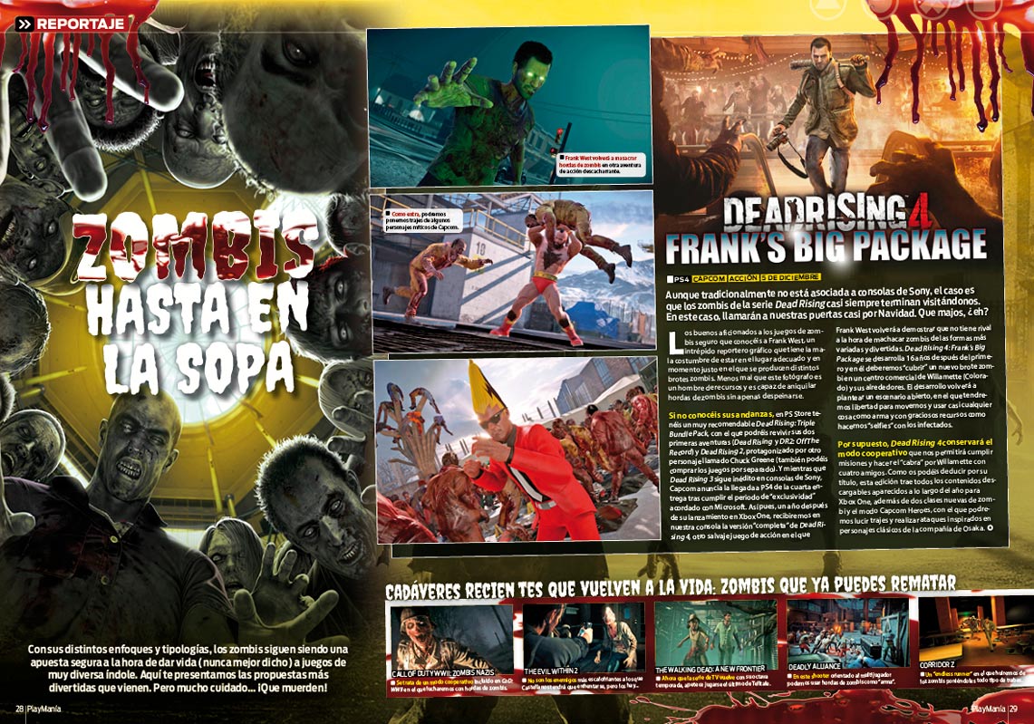 Zombis hasta en la sopa en Playmania 229 Zombis hasta en la sopa en Playmania 229