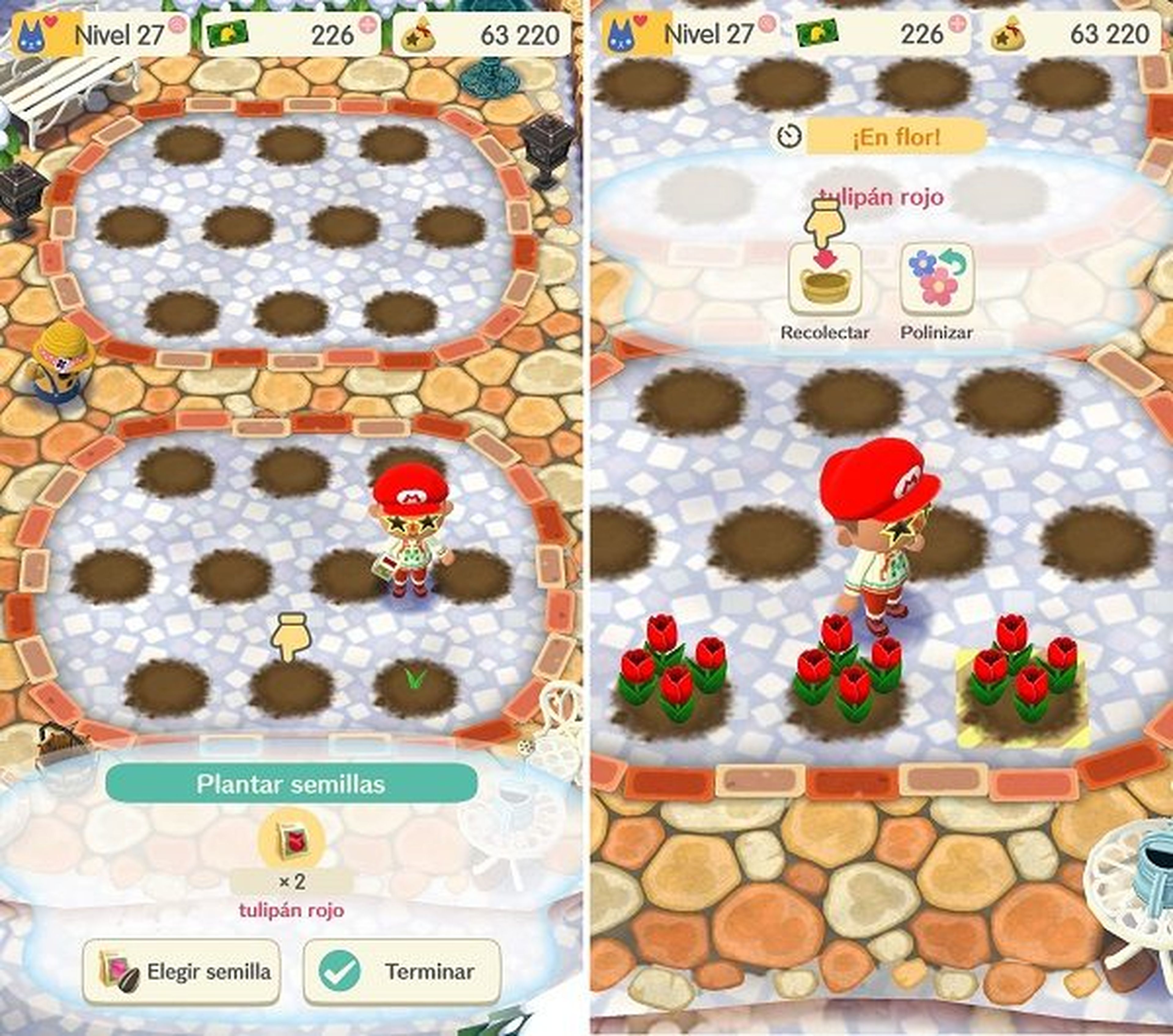 Animal Crossing Pocket Camp - Recolectar flores