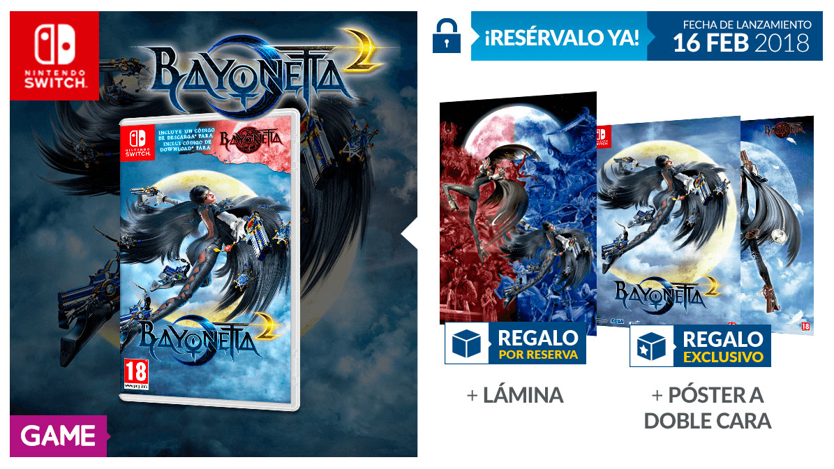 Bayonetta Y Bayonetta 2 Para Nintendo Switch Con Regalo En GAME