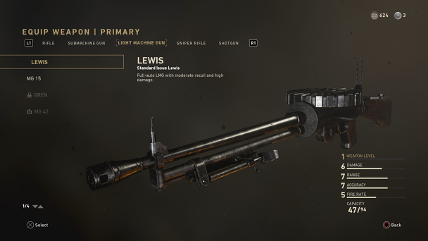 Call of Duty WWII - Lewis Call of Duty WWII - Lewis