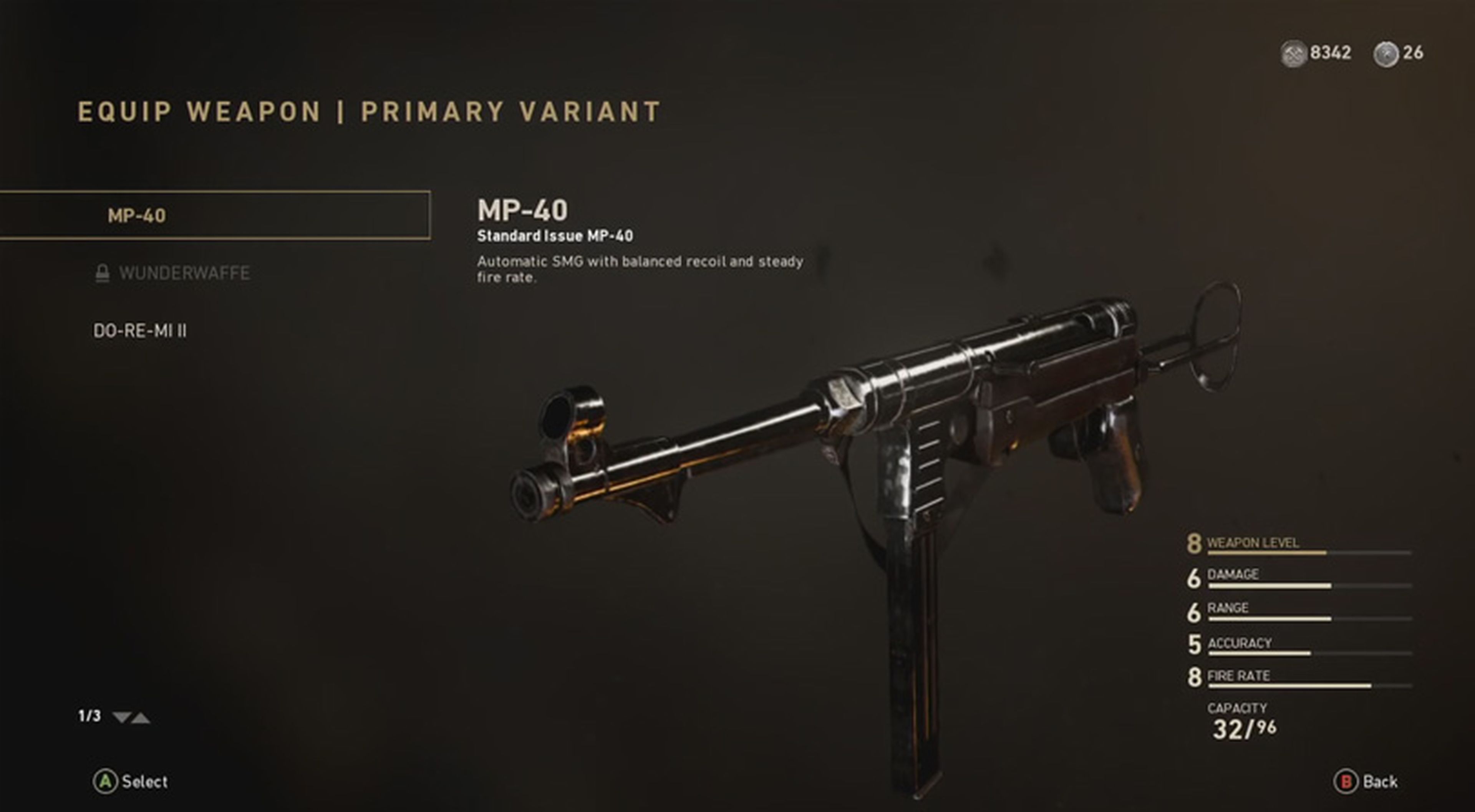 Call of Duty WWII - MP-40