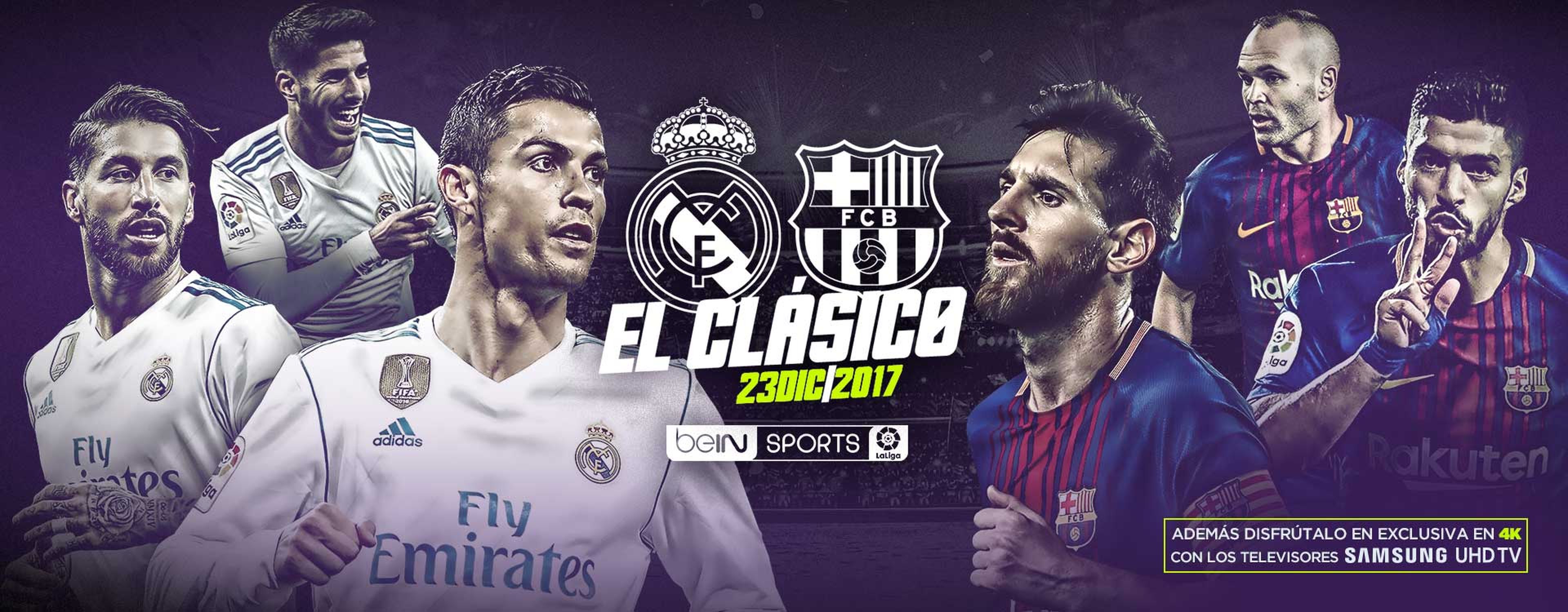 Clásico Real Madrid Barcelona en beIN Sports