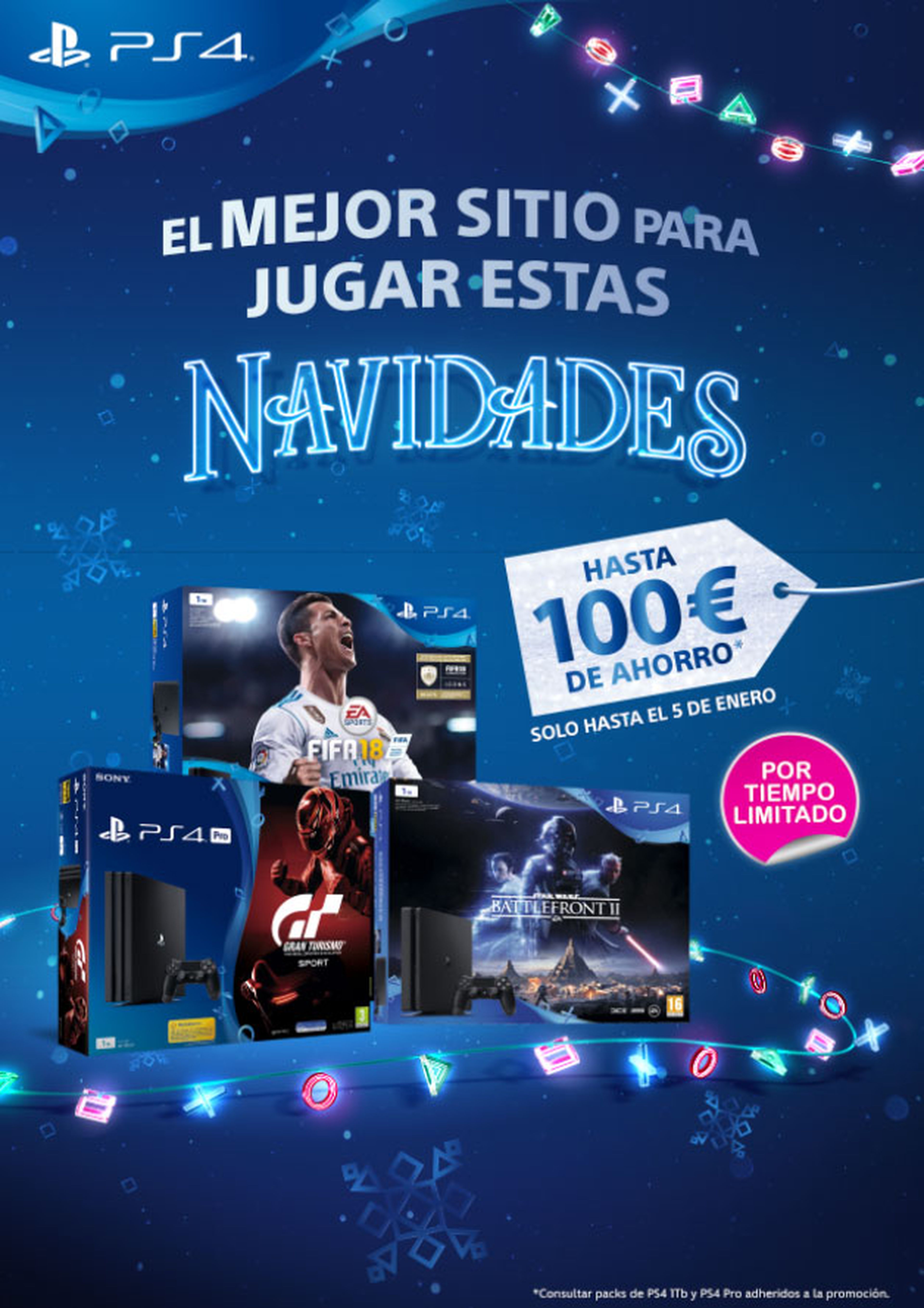 Descuentos packs PS4 1TB