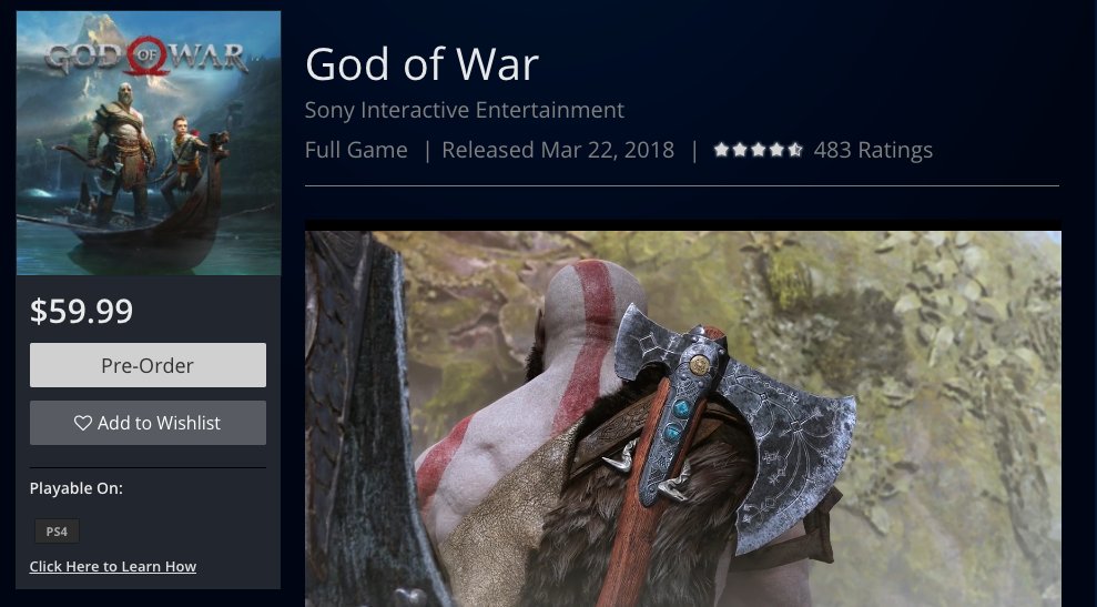 Ficha filtración GoW God of War