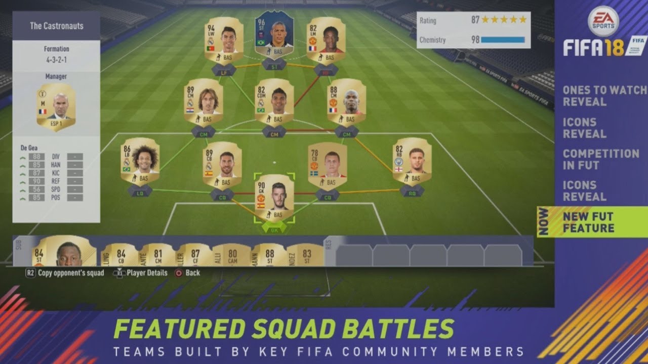 FIFA 18 Squad Battles Ultimate Team FIFA 18 Squad Battles Ultimate Team