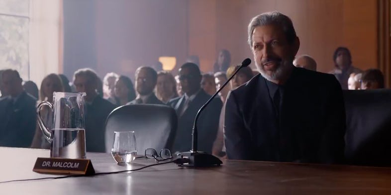 Jeff Goldblum en Jurassic World 2 Jeff Goldblum en Jurassic World 2