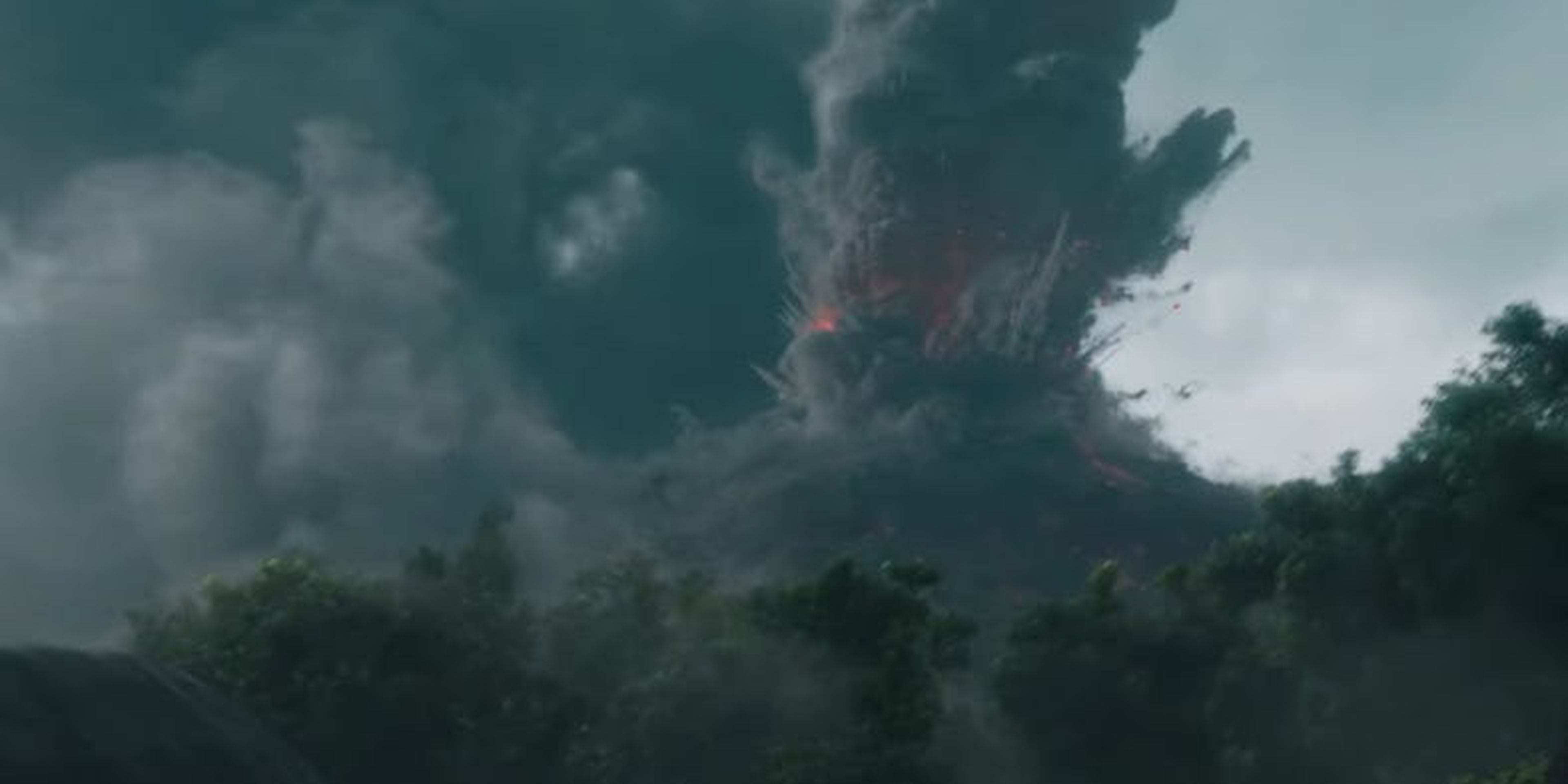 Jurassic World: El reino caído volcán