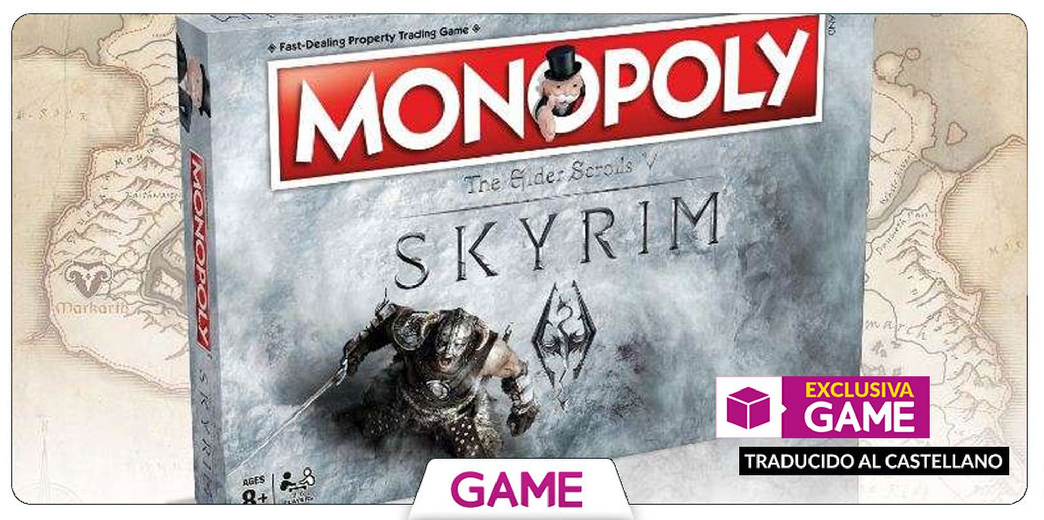 Monopoly de Skyrim en castellano exclusivo de GAME
