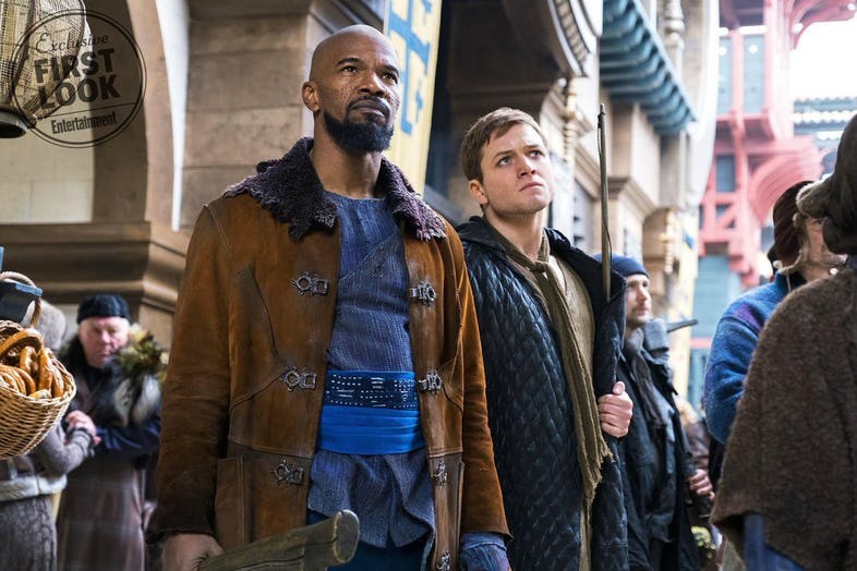 Primeras imágenes de Taron Egerton como Robin Hood Robin Hood Origins, Eve Hewson, Jamie Fox