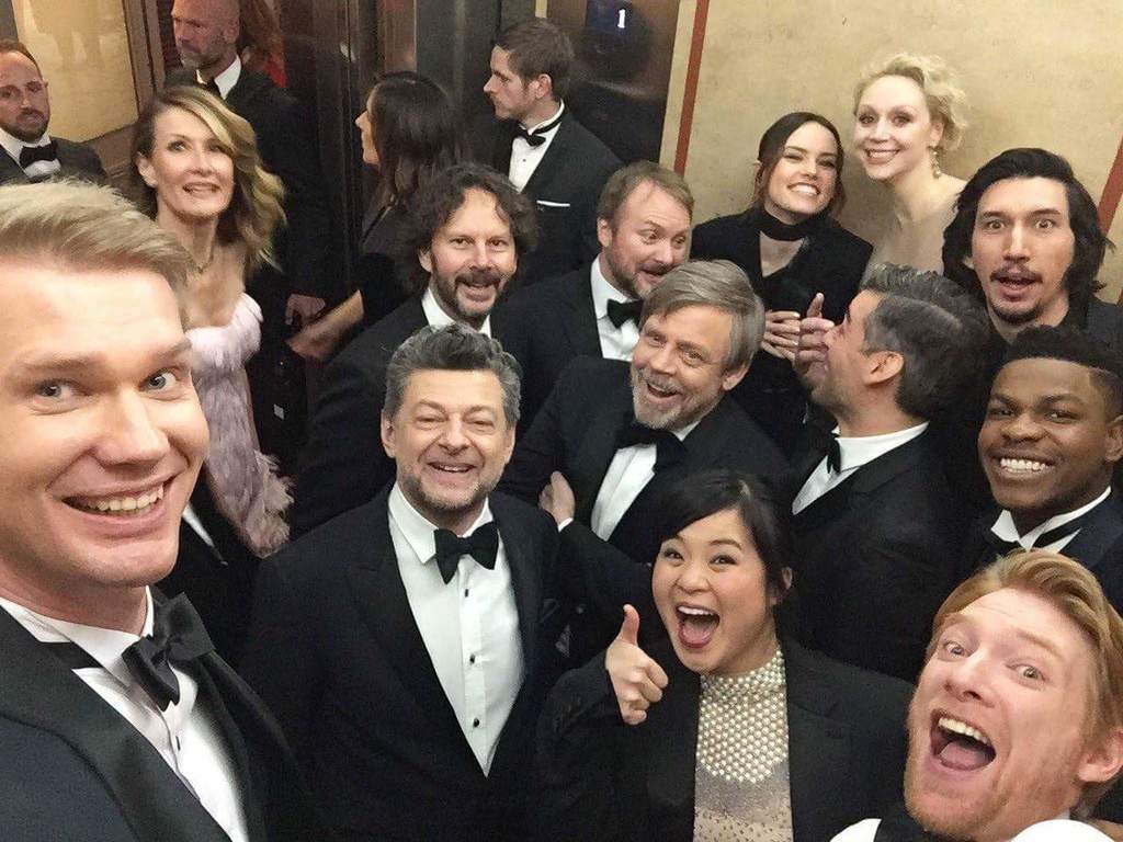 Star Wars: Los últimos Jedi selfie Star Wars: Los últimos Jedi selfie