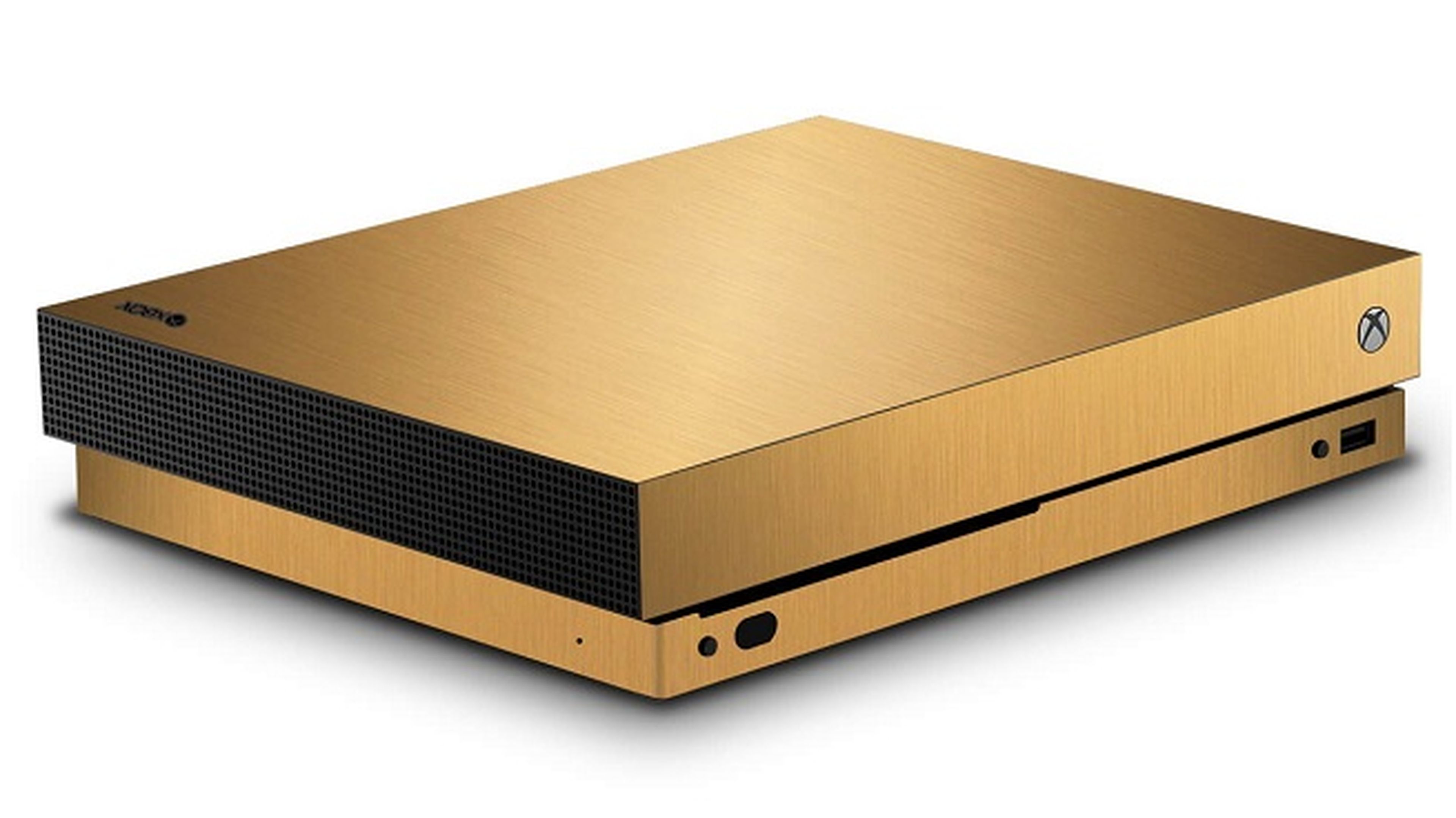 Xbox One X dorada