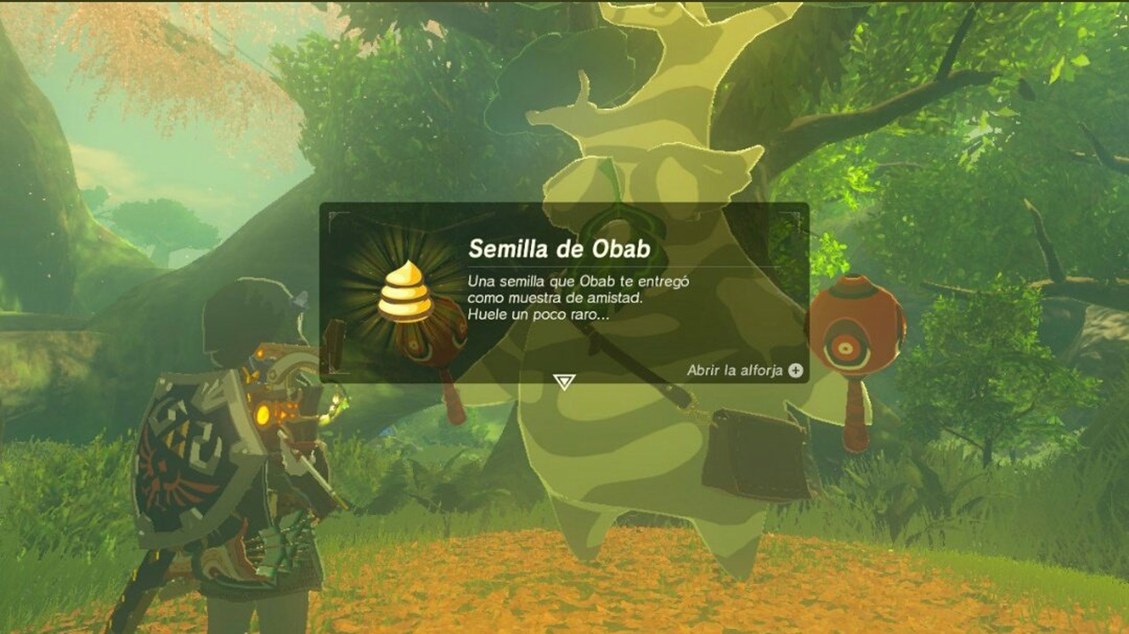 Zelda Breath of the Wild 900 semillas caca