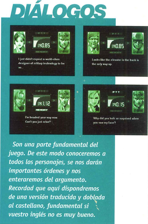 Análisis de Metal Gear Solid para PlayStation Metal Gear Solid PS1 análisis