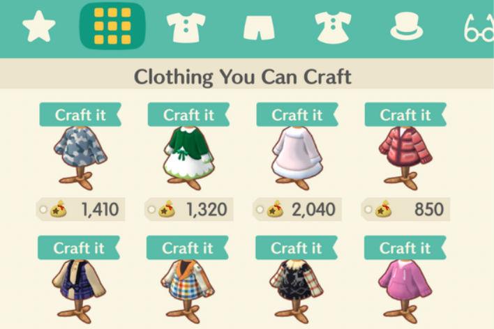 Animal Crossing Pocket Camp ropa Animal Crossing Pocket Camp ropa