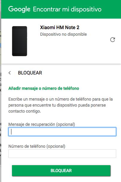 bloqueo remoto android bloqueo remoto android