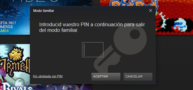 Cómo activar el control parental en Steam Modo Familiar en Steam