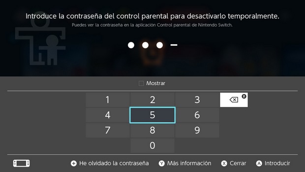 Cómo poner un PIN a Nintendo Switch PIN Nintendo Switch