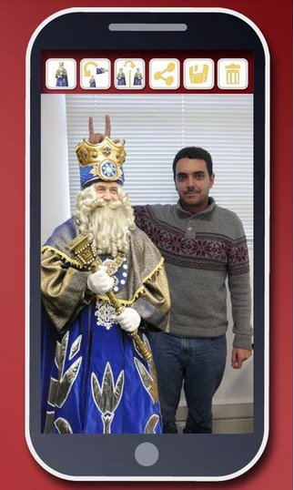 Foto con Rey Mago Reyes Magos