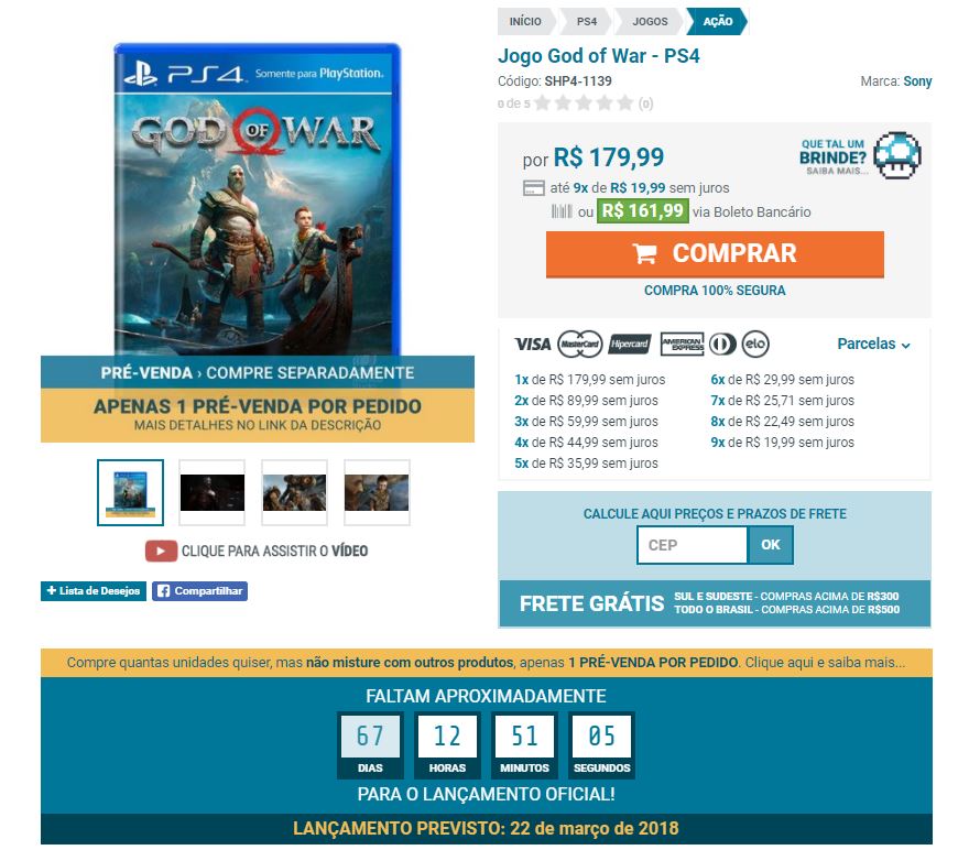 God of War PS4 fecha de salida filtrada God of War PS4 fecha de salida filtrada