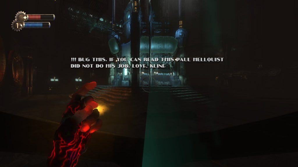 Huevo de pascua de BioShock BioShock