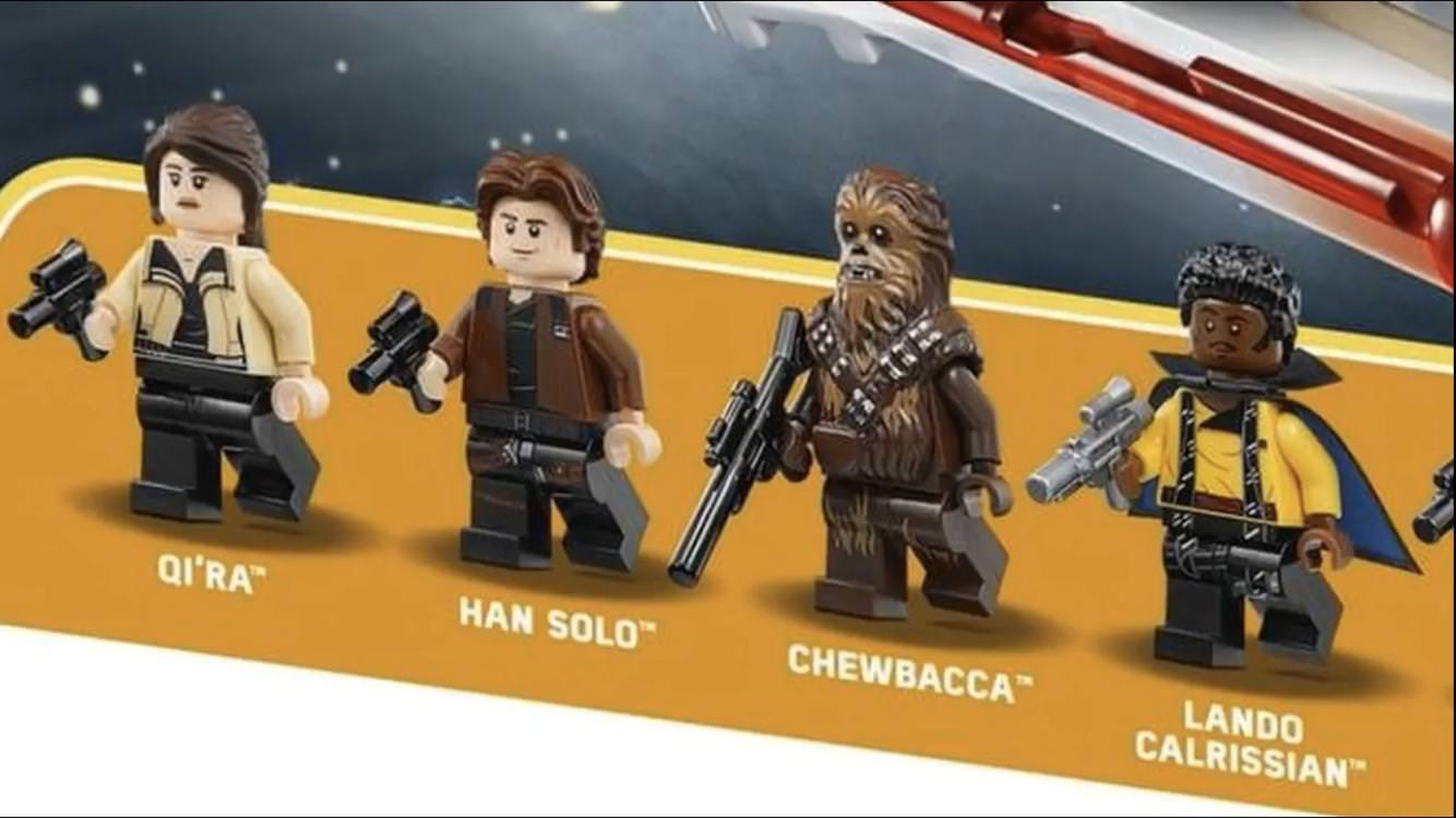 LEGO revela las figuras de Han Solo: Una historia de Star Wars
