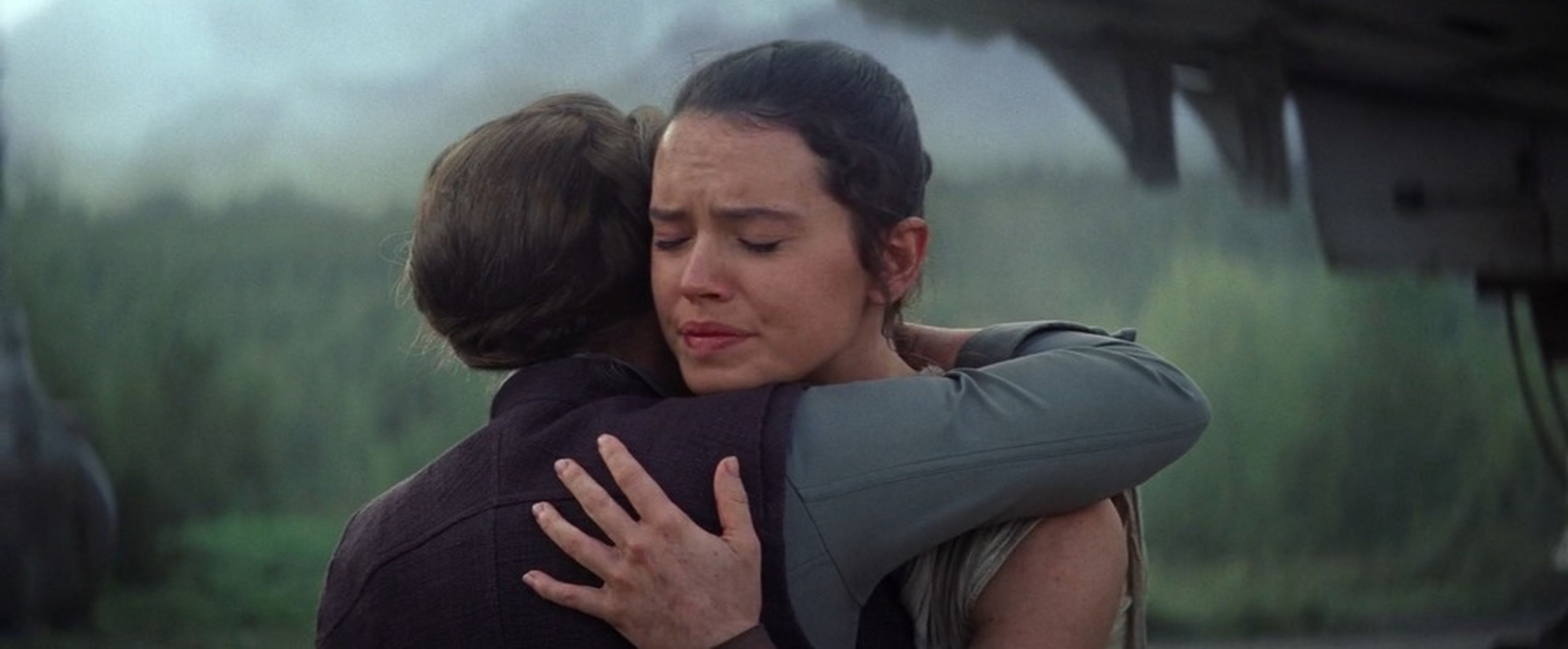 Leia y Rey en Star Wars: El despertar de la Fuerza