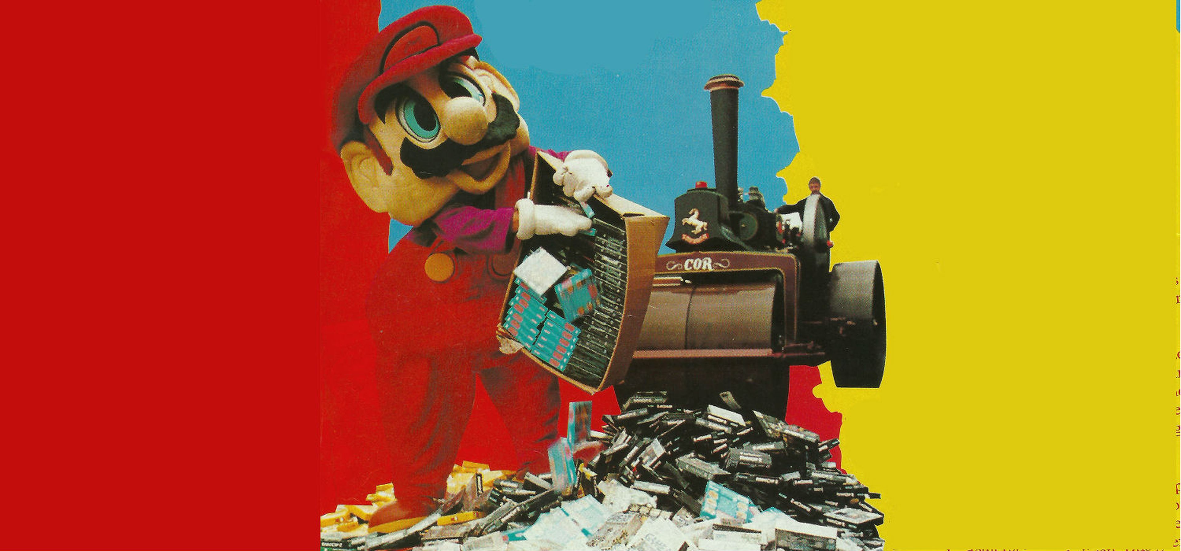 Nintendo usó una apisonadora para combatir la piratería