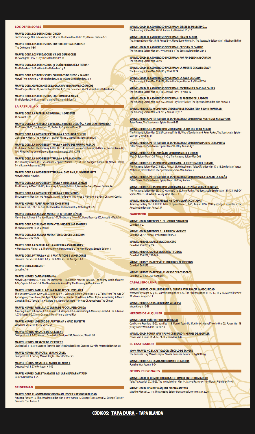 Panini publica la guía de lectura 2018 para los clásicos Marvel Casa de las ideas, comics