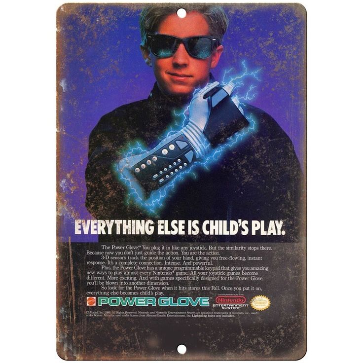 Power Glove anuncio Power Glove anuncio