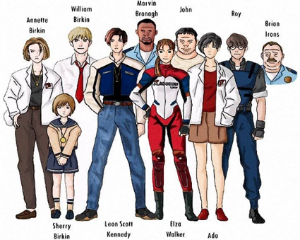 RE 1.5 Personajes RE 1.5 Personajes