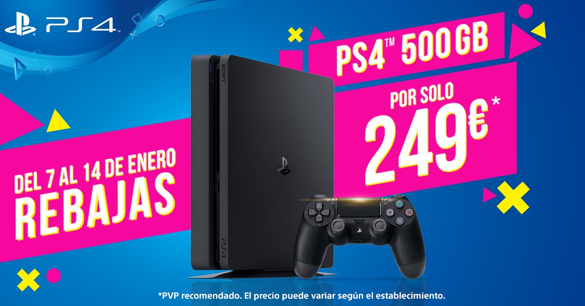 Rebaja precio PS4 500GB Rebaja precio PS4 500GB