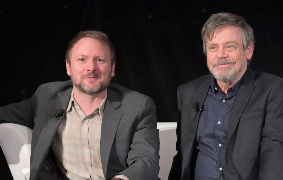 Rian Johnson y Mark Hamill Rian Johnson y Mark Hamill