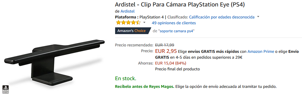 Soporte PlayStation Camera Ardistel Soporte PlayStation Camera Ardistel